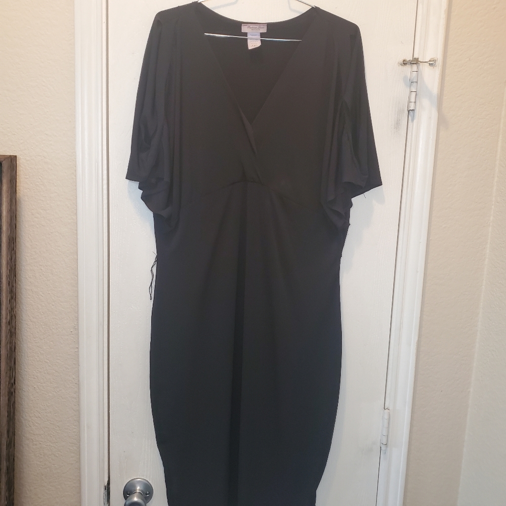 Fashion Love Black Maxi Dress sz 2x